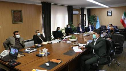 گزارش تصویری: برگزاری جلسه با حضور گروه تولیدی و زیر‌بنایی سازمان