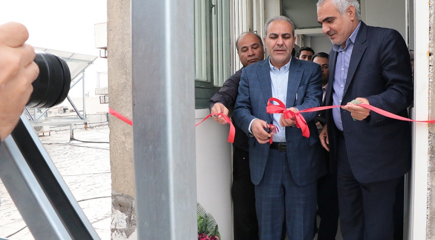 افتتاح اولین پروژه تولید برق خورشیدی در یکی از ادارات کل تهران